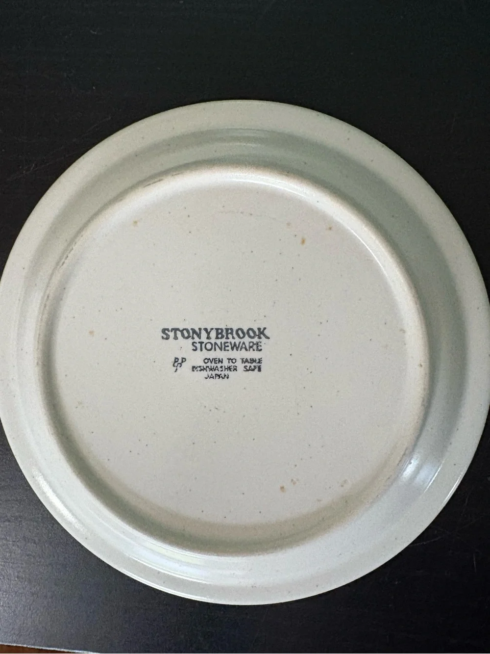 Stoney Brook Stoneware 6” Plates with Yellow Floral Design